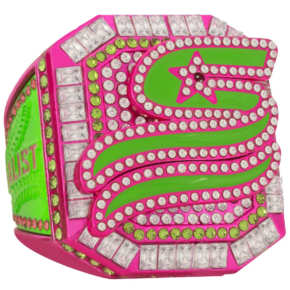USSSA Boss Neon Pink & Green Tournament Rings