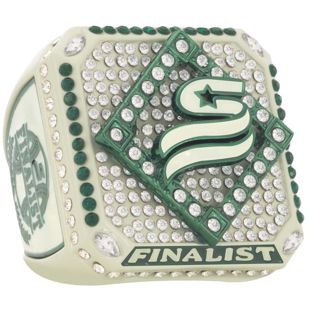 USSSA Riser Green & Cream Tournament Rings