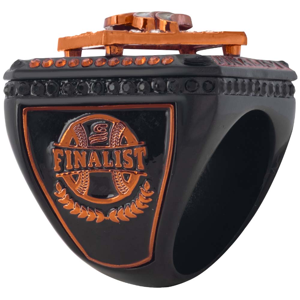 USSSA Riser Burnt Orange & Black Tournament Rings