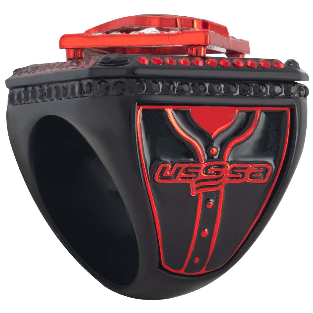 USSSA Riser Blue & Charcoal Tournament Rings