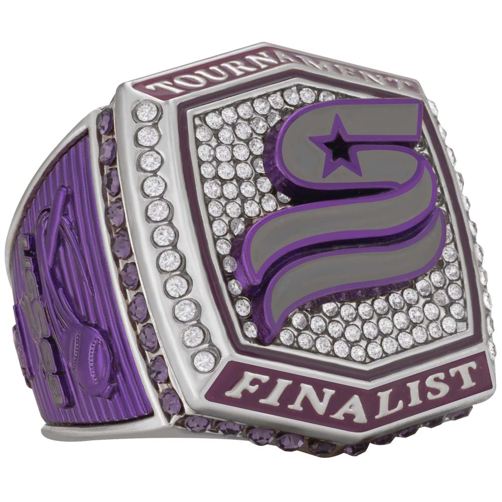USSSA Purple & Chrome Tournament Rings