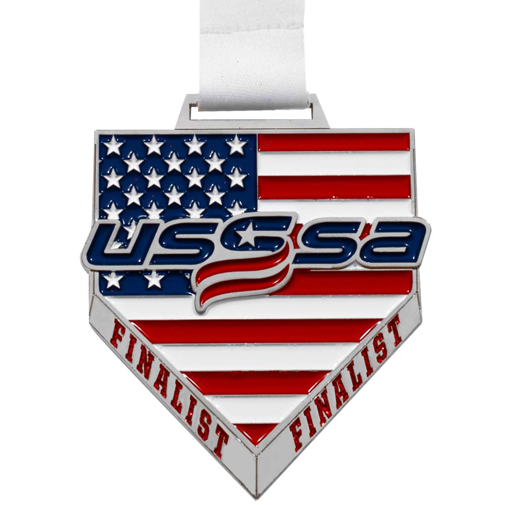 RWB HOME PLATE MEDAL- GOLD/SILVER