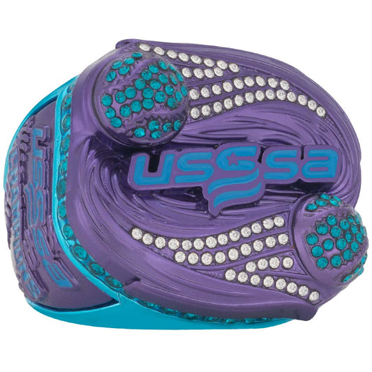 USSSA Hurricane Purple & Teal Tournament Rings