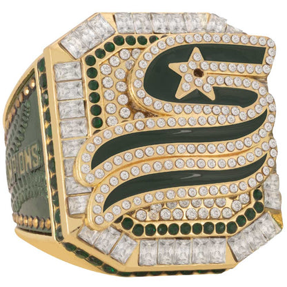 USSSA Boss Dark Green & Gold Tournament Rings