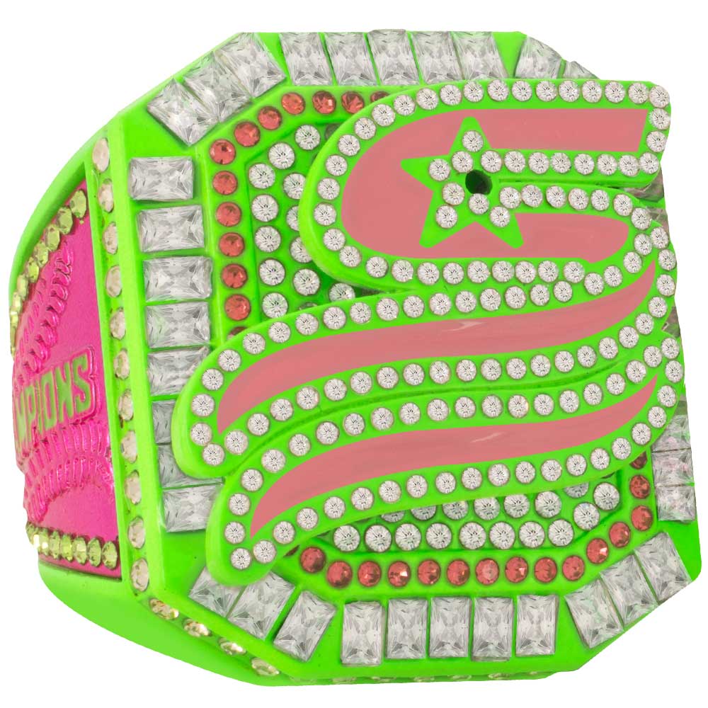 USSSA Boss Neon Pink & Green Tournament Rings