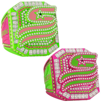 USSSA Boss Neon Pink & Green Tournament Rings