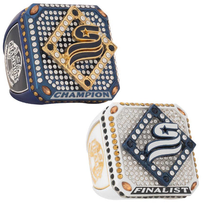 USSSA Riser Navy, Gold & White Tournament Rings