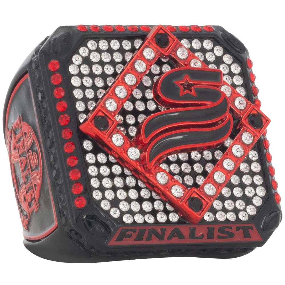 USSSA Riser Blue & Charcoal Tournament Rings