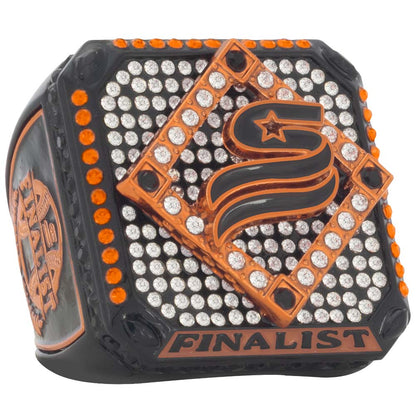 USSSA Riser Burnt Orange & Black Tournament Rings