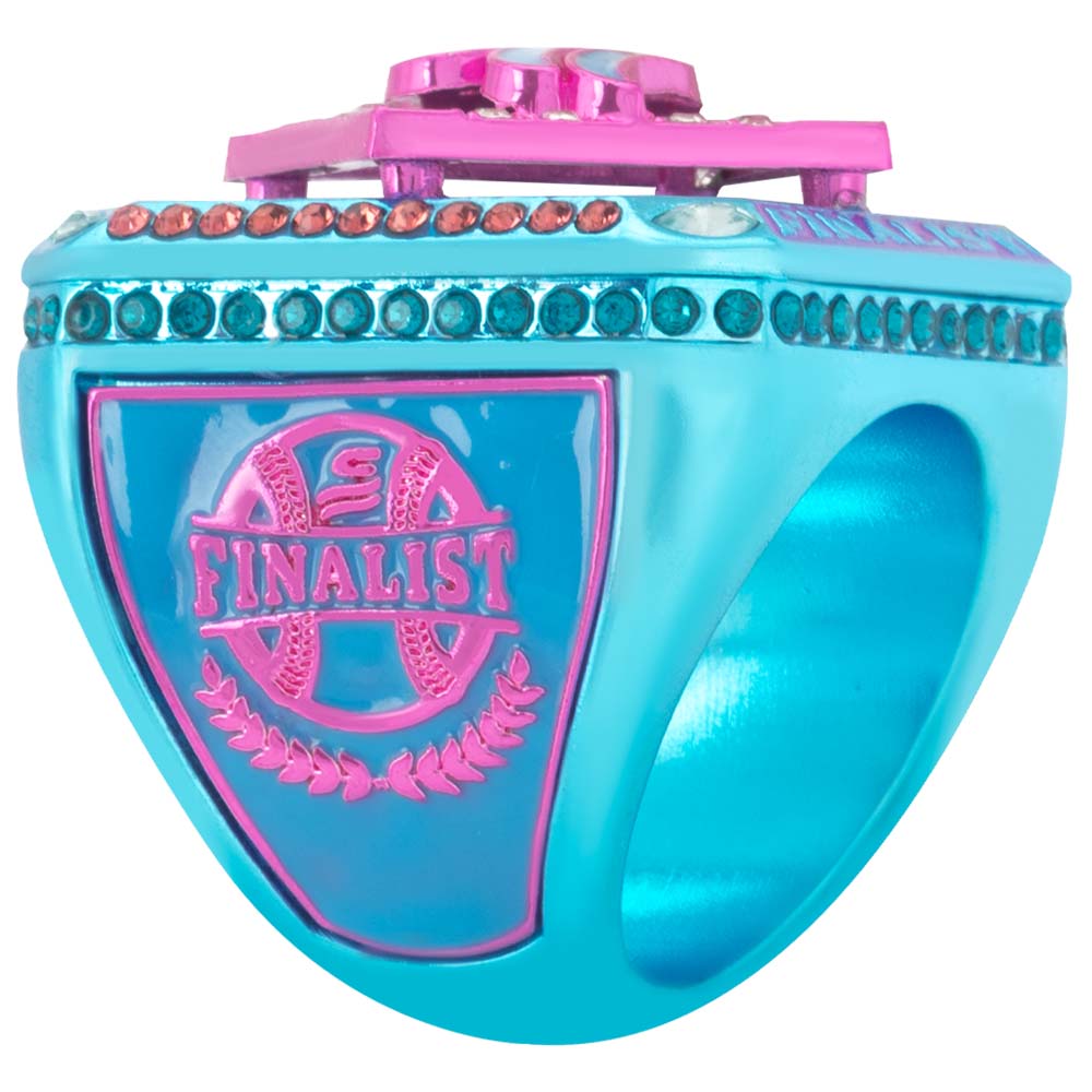 USSSA Riser Pink & Bright Blue Tournament Rings