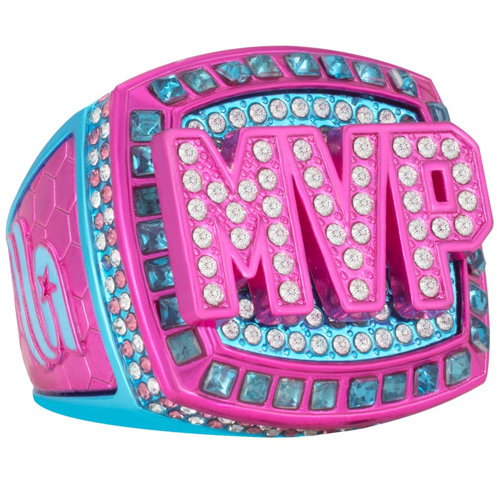 USSSA MVP Ring - Bright Blue and Pink