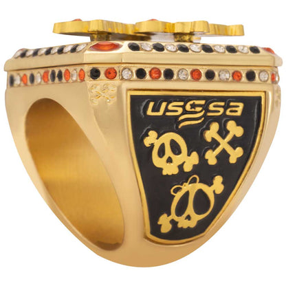 USSSA Skeleton Triple Play Halloween Rings