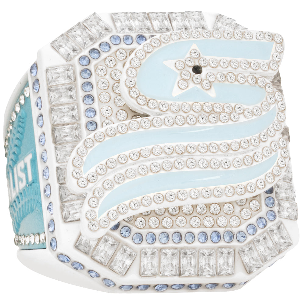USSSA Carolina Blue & White Supreme Tournament Rings