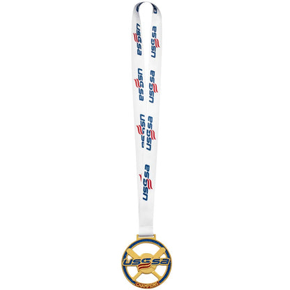 BALL & BAT MEDAL- GOLD/SILVER