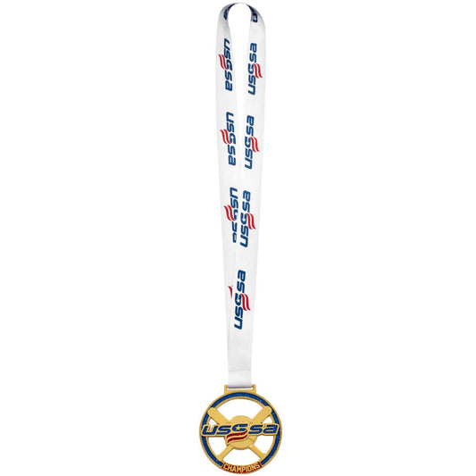 BALL & BAT MEDAL- GOLD/SILVER