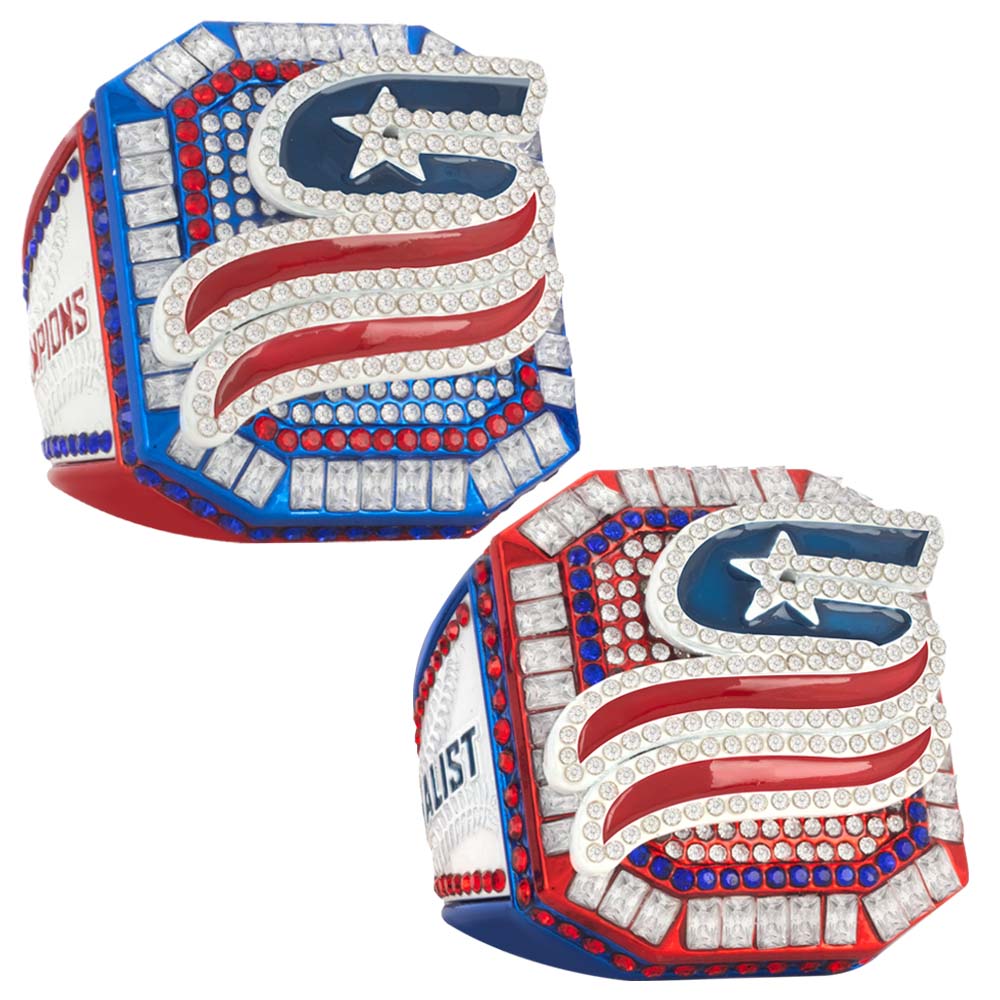 USSSA Red, White and Blue Supreme Tournament Rings