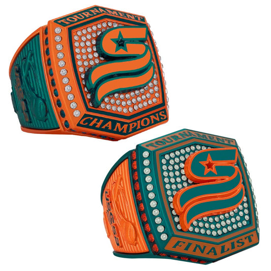 USSSA Green & Orange Tournament Rings