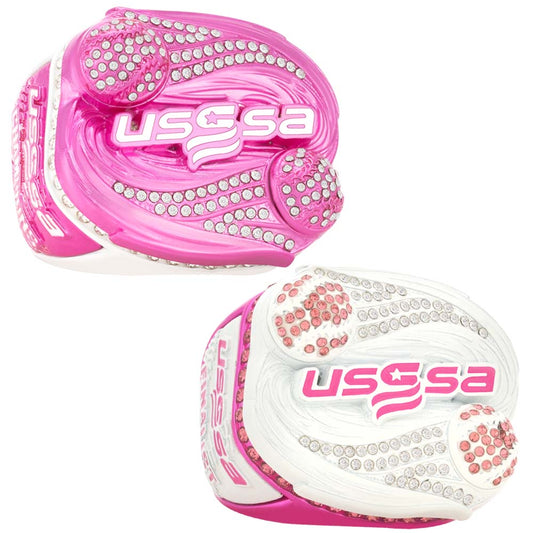 USSSA Hurricane Pink & White Tournament Rings