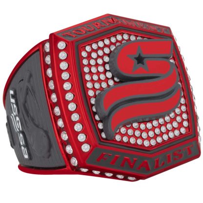 Supreme Red Gray Rings - Image 3