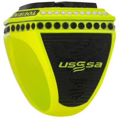 Supreme Neon Yellow & Black Rings - Image 4