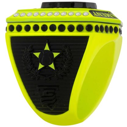 Supreme Neon Yellow & Black Rings - Image 5