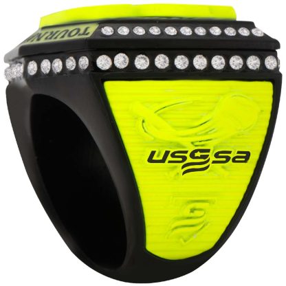 Supreme Neon Yellow & Black Rings - Image 6