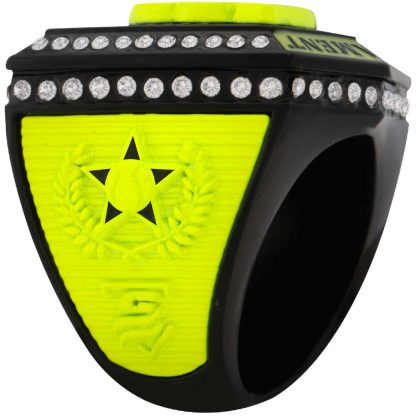 Supreme Neon Yellow & Black Rings - Image 7