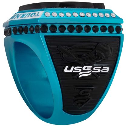 Supreme Black & Turquoise Rings - Image 6