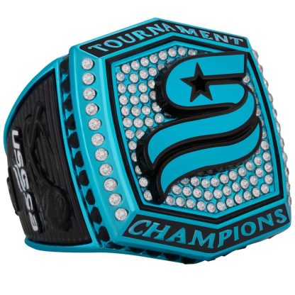 Supreme Black & Turquoise Rings - Image 2