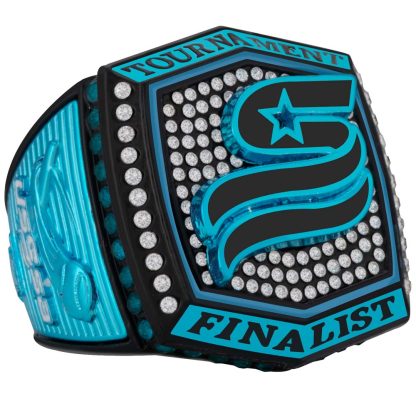 Supreme Black & Turquoise Rings - Image 3