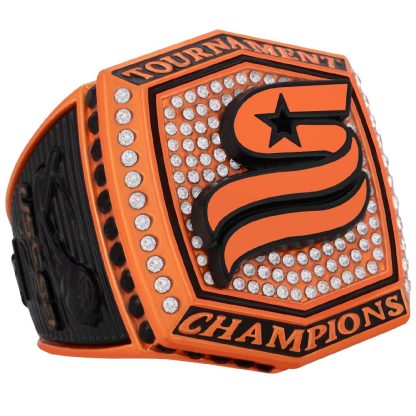 Supreme Orange & Black Rings - Image 2