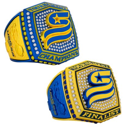 Supreme Royal Blue & Yellow Rings