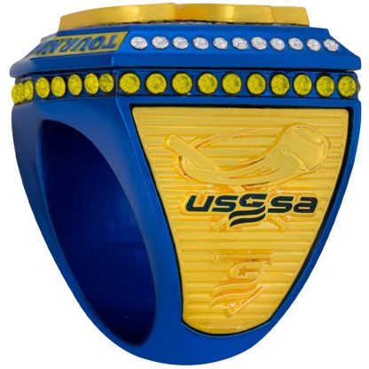 Supreme Royal Blue & Yellow Rings - Image 3