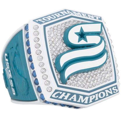 Supreme Carolina Blue & White Rings - Image 2