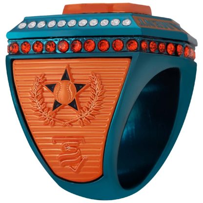 Supreme Dark Cyan & Orange Ring - Image 7