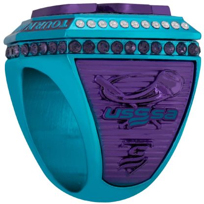 Supreme Teal & Purple Rings - Image 6