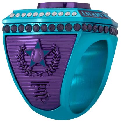 Supreme Teal & Purple Rings - Image 7