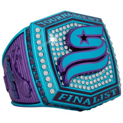 Supreme Teal & Purple Rings - Image 5