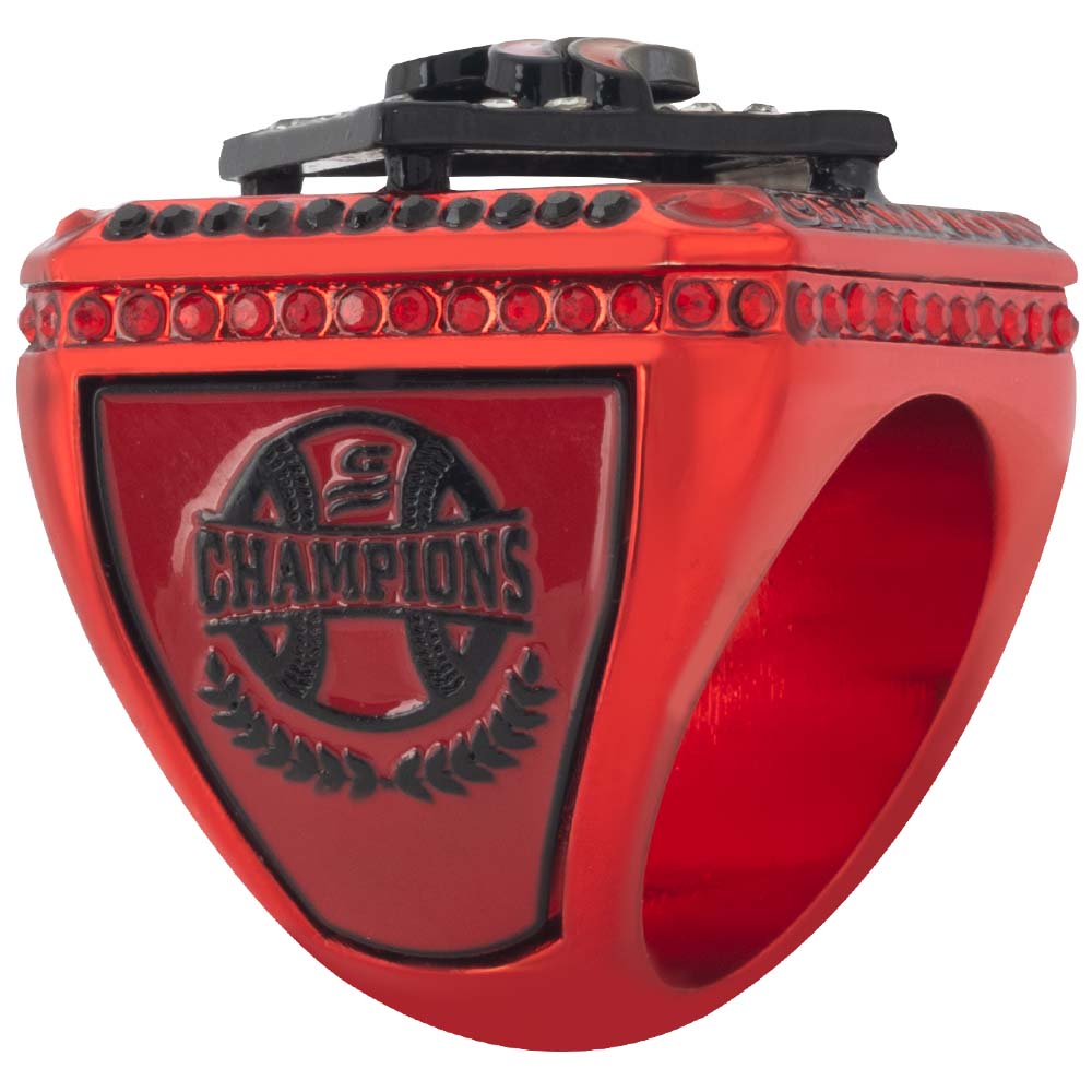 USSSA Riser Series Championship Rings – Red & Black | Champion & Finalist - Image 3