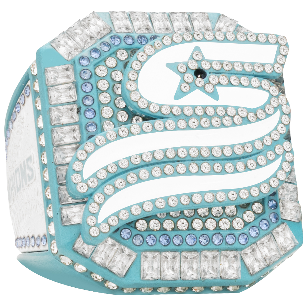USSSA Boss Series Championship Rings – Carolina Blue & White - Image 2