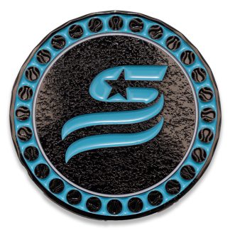 Player of the Game Coin- Black & Blue
