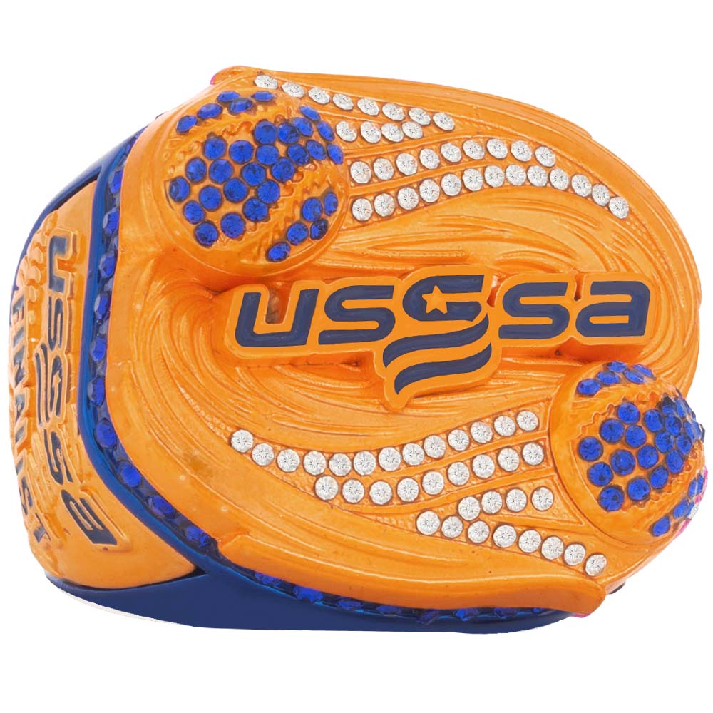 USSSA Hurricane Series Championship Rings – Blue & Orange - Image 3