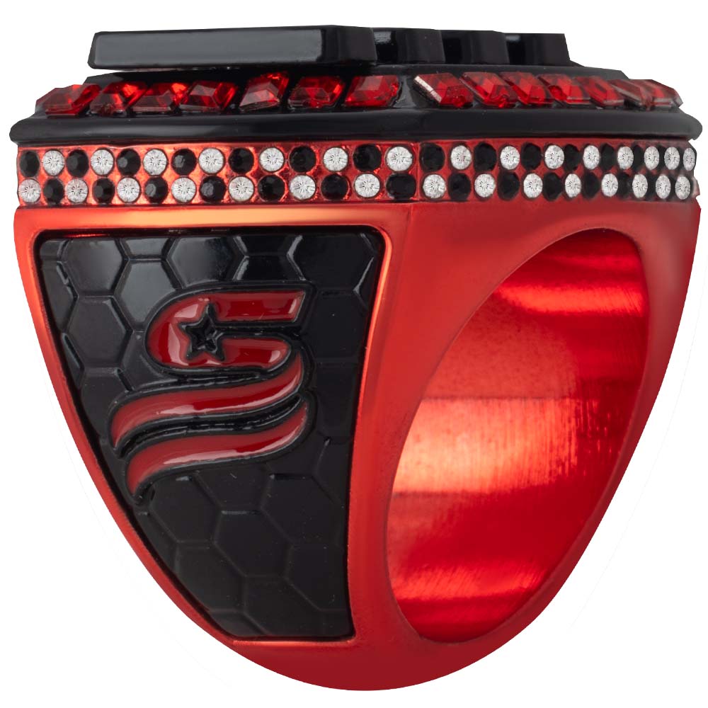 USSSA MVP Rings- Black & Red - Image 2